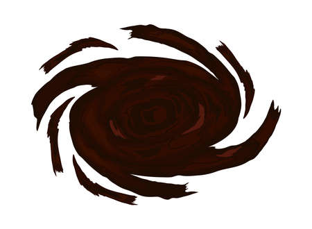 black hole in universeのイラスト素材