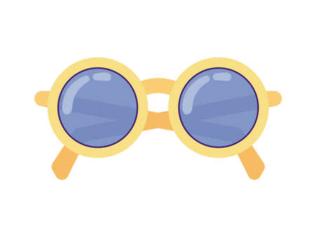 eyeglasses cartoon iconのイラスト素材
