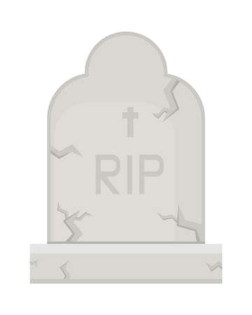 halloween tombstone iconのイラスト素材