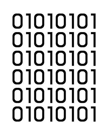 code binary iconのイラスト素材