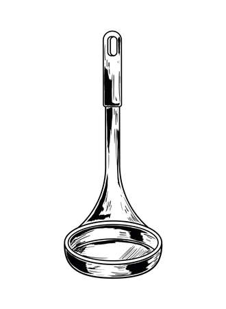 ladle kitchen iconのイラスト素材