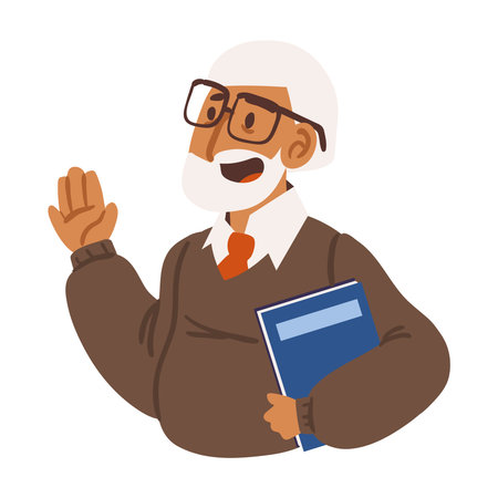 mature teacher manのイラスト素材