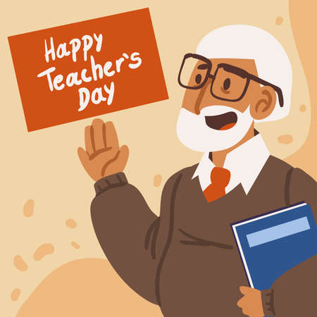 happy teachers day eventのイラスト素材