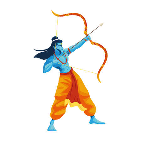 lord rama deityのイラスト素材