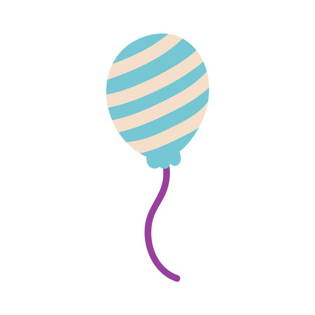 balloon decoration celebrationのイラスト素材