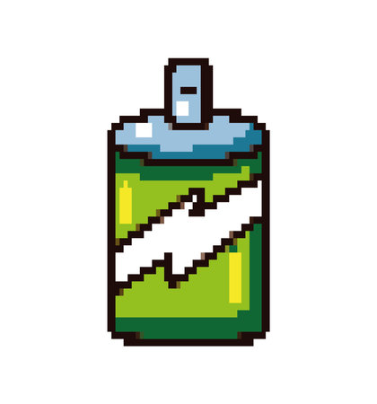 energy drink pixel artのイラスト素材