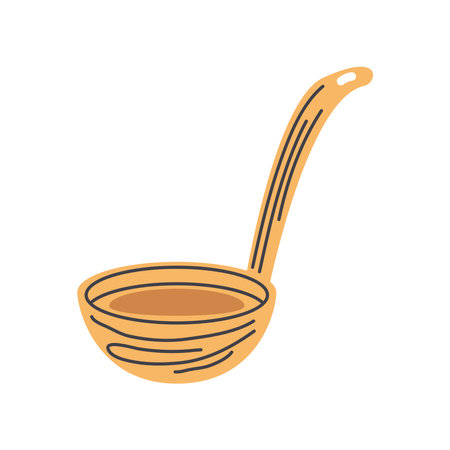 ladle kitchen iconのイラスト素材