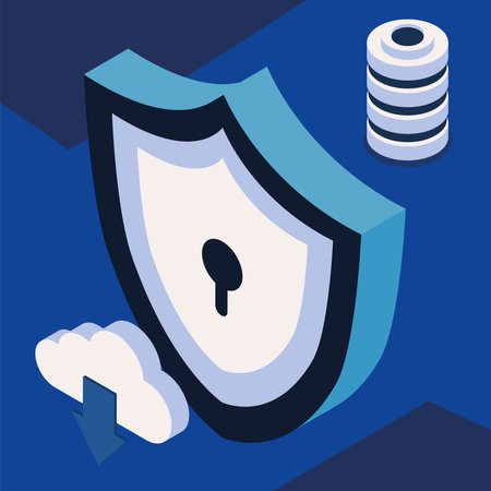 storage tech databaseのイラスト素材