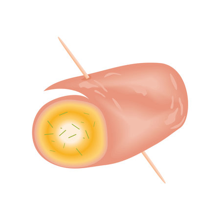 appetizer roll in stickのイラスト素材