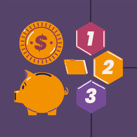 marketing and investmentのイラスト素材