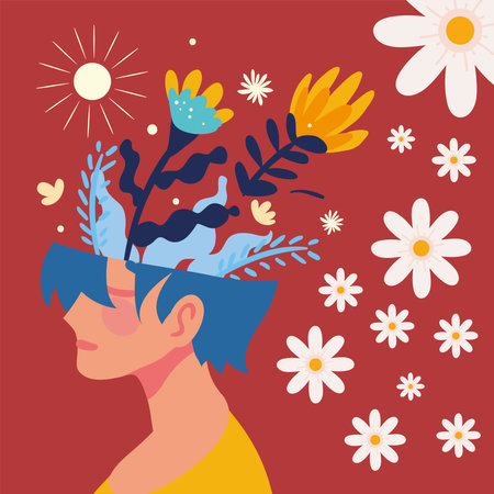 mental health, illnessのイラスト素材