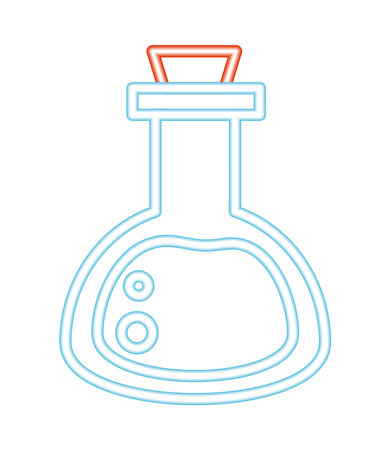 halloween bottle potionのイラスト素材