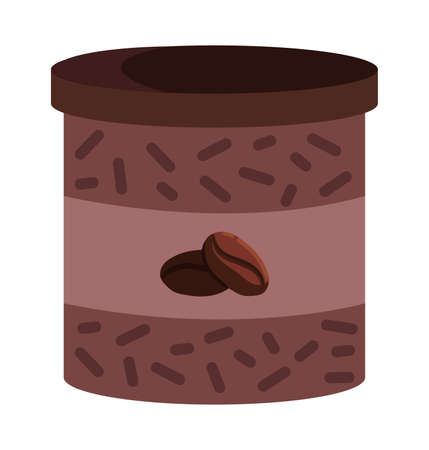 dry coffee seedsのイラスト素材