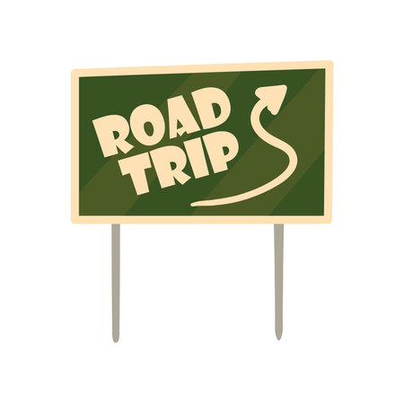 road trip billboardのイラスト素材