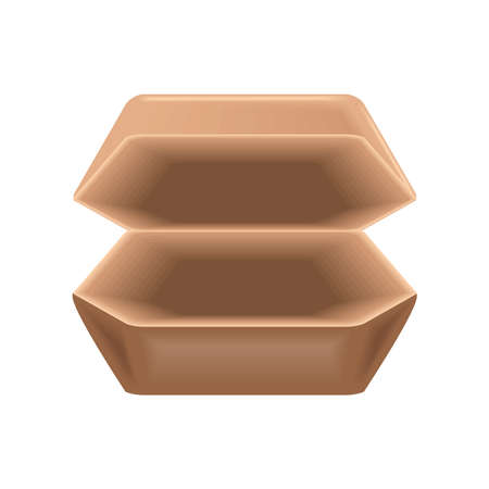 brown eco packageのイラスト素材