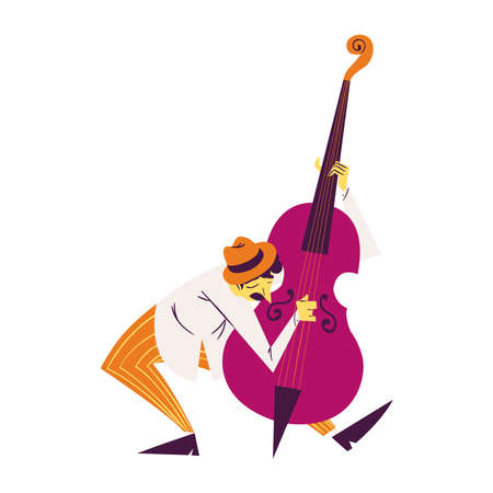 musician with celloのイラスト素材
