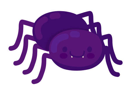 cute spider cartoonのイラスト素材
