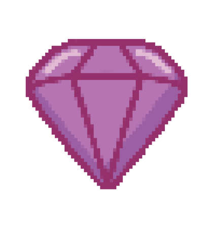 diamond pixel artのイラスト素材