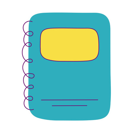 school notepad iconのイラスト素材