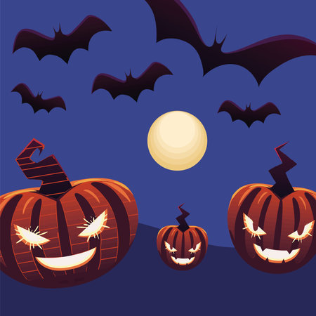 halloween trick or treat partyのイラスト素材