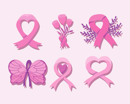 breast cancer iconのイラスト素材