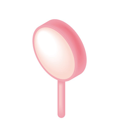 magnifier icon isolatedのイラスト素材