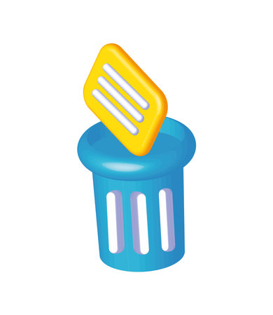 delete message iconのイラスト素材