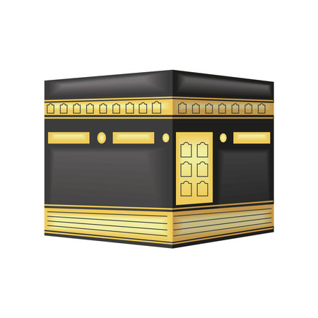 Mecca muslim cultureのイラスト素材