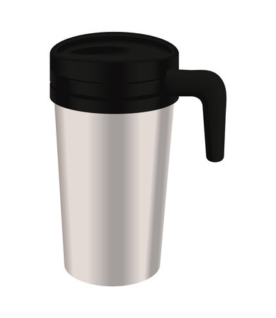 steel takeaway cupのイラスト素材