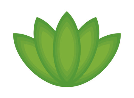 leaves paper artのイラスト素材