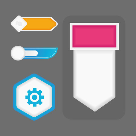 infographic elements, icons conceptのイラスト素材