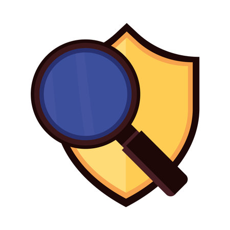 cyber security analysisのイラスト素材