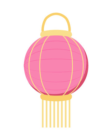 japanese lantern ornamentのイラスト素材