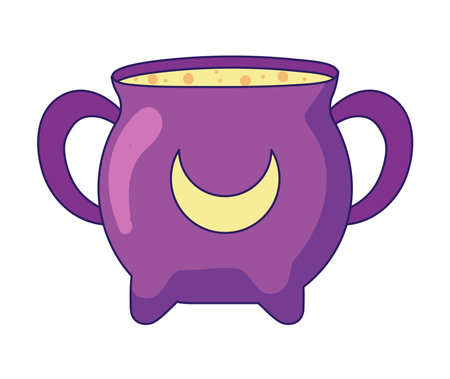 halloween cauldron potionのイラスト素材