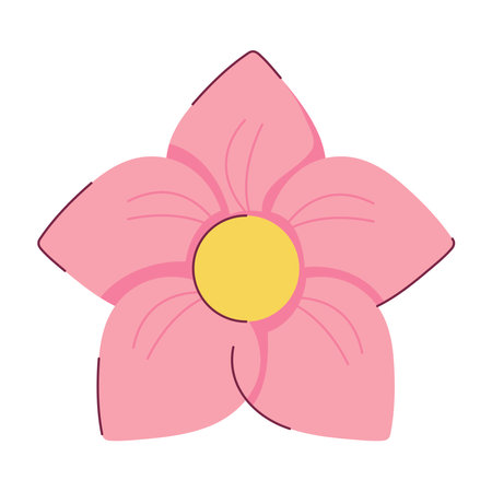 sakura flower iconのイラスト素材