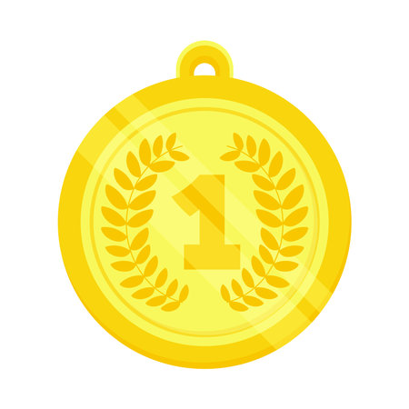 prize medal number oneのイラスト素材