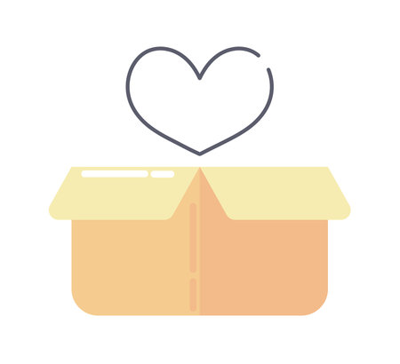donation and charityのイラスト素材