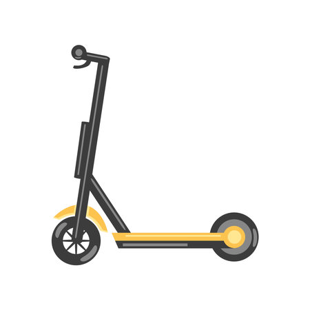 kick scooter transportのイラスト素材
