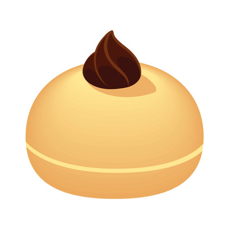 hanukkah donut dessertのイラスト素材