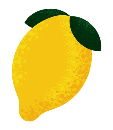 lemon fruit iconのイラスト素材