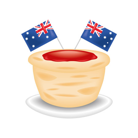 australia day pastryのイラスト素材