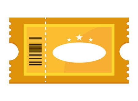 ticket access iconのイラスト素材
