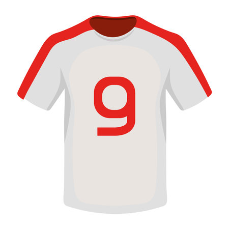 american football jerseyのイラスト素材