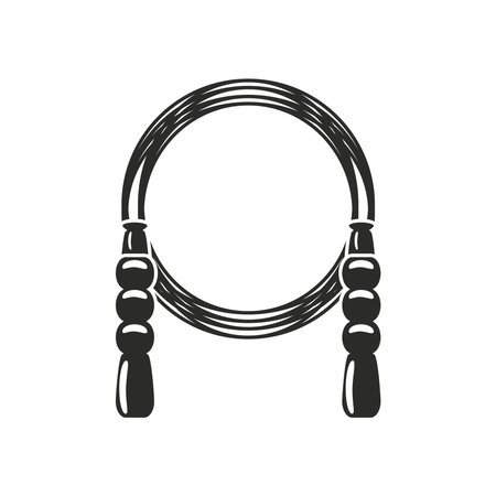 gym skipping ropeのイラスト素材