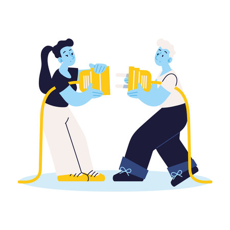 people 404 error, relatedのイラスト素材