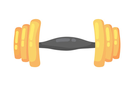 dumbbell gym iconのイラスト素材