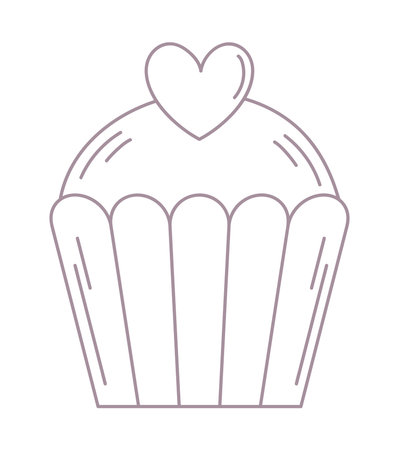 love sweet cupcakeのイラスト素材