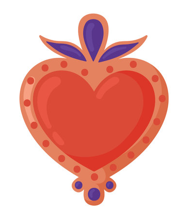 heart flat iconのイラスト素材