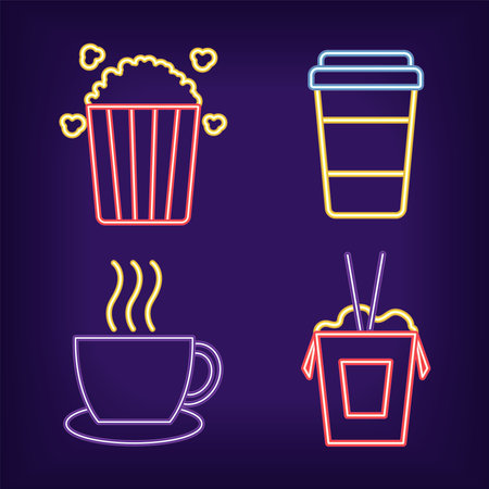 icon set foodのイラスト素材