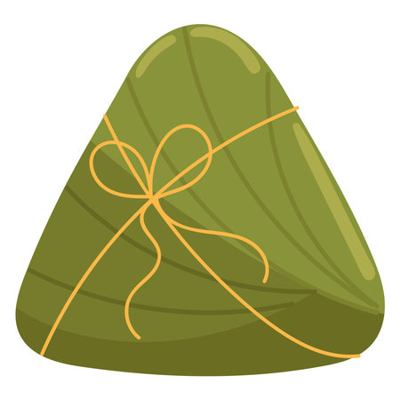 zongzi wrapped in leafのイラスト素材